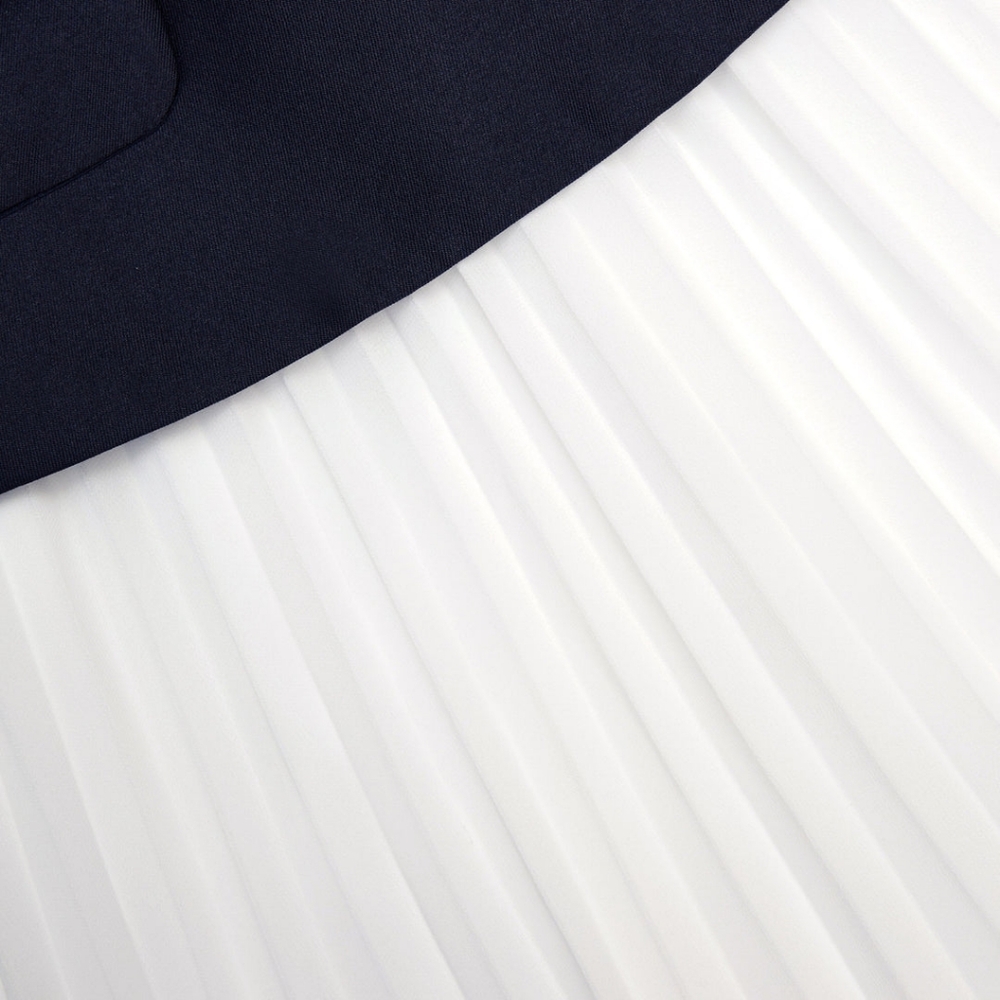 Self-Portrait Navy Taffeta Midi Dress - Picture 7 of 16